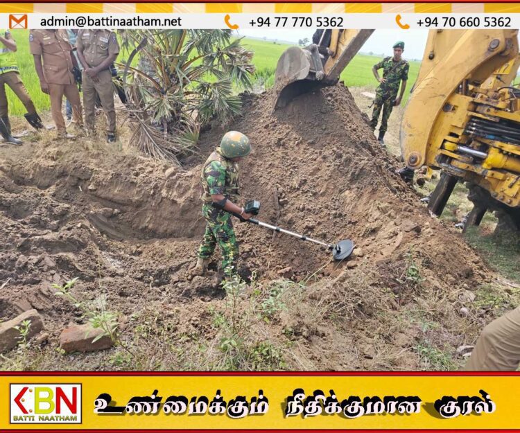சம்மாந்துறை பொலிஸ் பிரிவில் புலிகளின் தங்கத்தை தேடியவர்களுக்கு ஏமாற்றம்