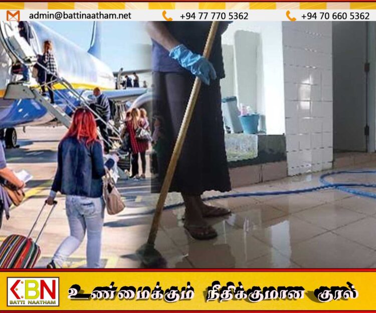 இலங்கையில் வீட்டு பணியாளர்களுக்கான வெற்றிடம் அதிகரிப்பு; வெளிநாடு செல்வதே காரணமாமென தகவல்