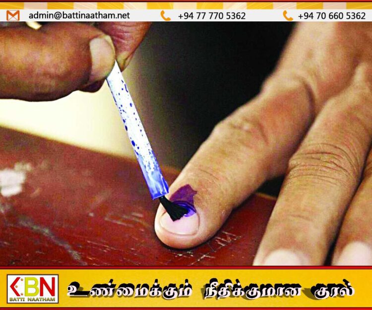 வாக்காளர்களின் விரல்களில் அழியாத வண்ணம் பூசுவதை நிறுத்த அமைச்சரவை அங்கீகாரம்
