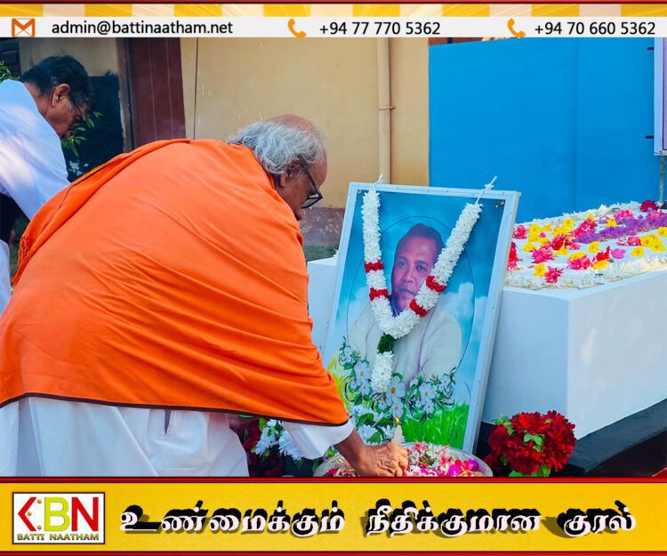 புனித மரியால் பேராலயத்தில் வைத்து சுட்டுக்கொல்லப்பட்ட மனித உரிமை செயற்பாட்டாளர் அருட்தந்தை சந்திரா பெர்னாண்டோ அவர்களின் 38வது ஆண்டு நினைவு தினம் அனுஷ்டிப்பு