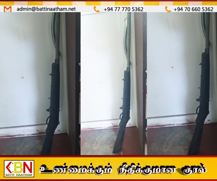 மட்டு வெல்லாவெளியில் உள்ளூர் துப்பாக்கியுடன் ஒருவர் கைது