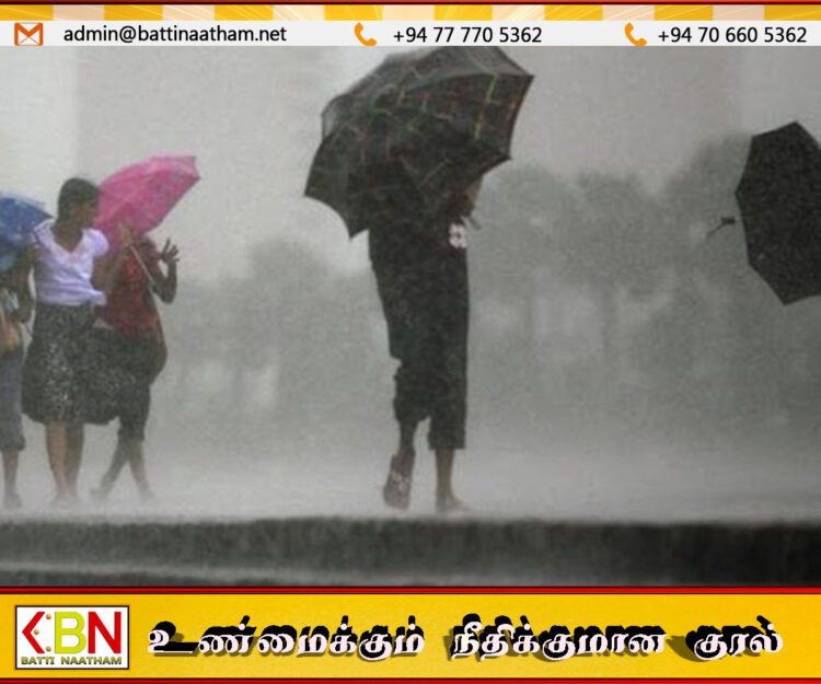 காற்றின் வேகம் அதிகரிக்கும்; கடற்றொழிலாளர்களுக்கு எச்சரிக்கை