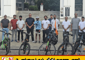 தற்கொலை தடுப்பு விழிப்புணர்வு; யாழிலிருந்து கொழும்பு வரை இந்திய மாற்றுத்திறனாளியின் சைக்கிள் பயணம்!