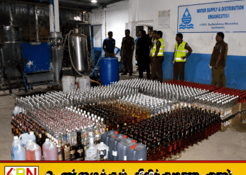 குடிநீர் நிலையம் என்ற பெயரில் சட்டவிரோத மதுபான ஆலை; 6 பேர் கைது!
