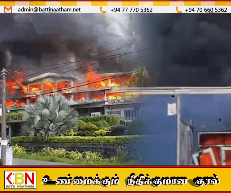 வதுரவில தேயிலை தொழிற்சாலையில் திடீர் தீ விபத்து!