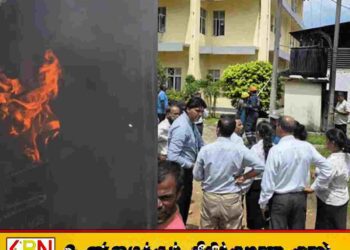 காலி தேசிய வைத்தியசாலையில் மின்மாற்றியில் தீ விபத்து!