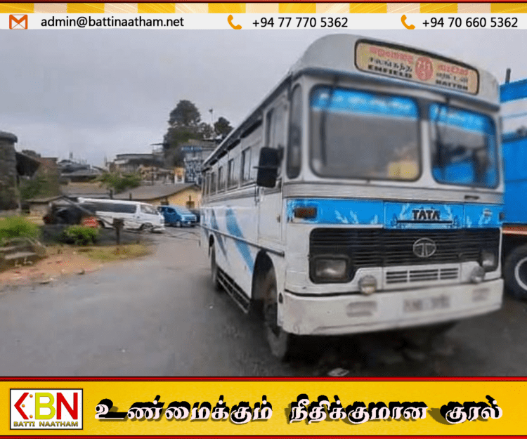 சாரதி அனுமதிப்பத்திரம் இன்றி பேருந்து ஓட்டியவர் கைது!