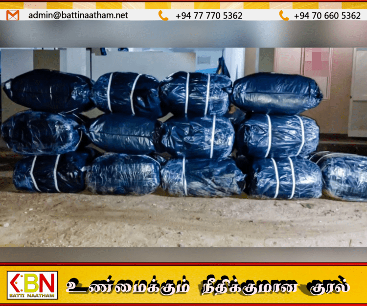 நீர்கொழும்பில் 477 கிலோ பீடி இலைகளுடன் இருவர் கடற்படையால் கைது!
