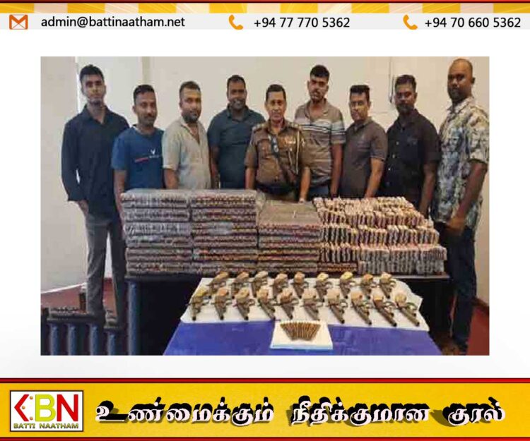 துப்பாக்கி களஞ்சியசாலை; கதிர்காமத்தில் ஆணும் பெண்ணும் கைது