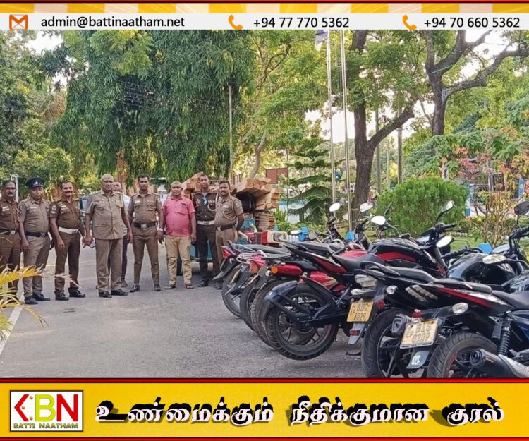 பொலிஸாரை கேலி செய்து டிக்டொக் காணொளி; சம்மாந்துறையில் சாகச மோட்டார் சைக்கிள் ஓட்டுநர்கள் கைது