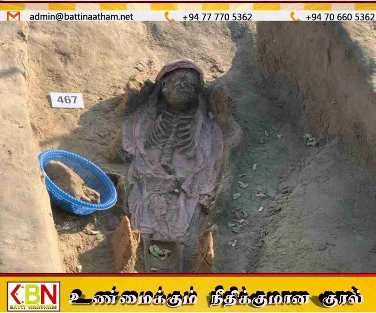 செம்மணி மனிதப் புதைகுழியில் மழை அங்கியுடன் சிறுவனின் எலும்புக்கூடு கண்டுபிடிப்பு!