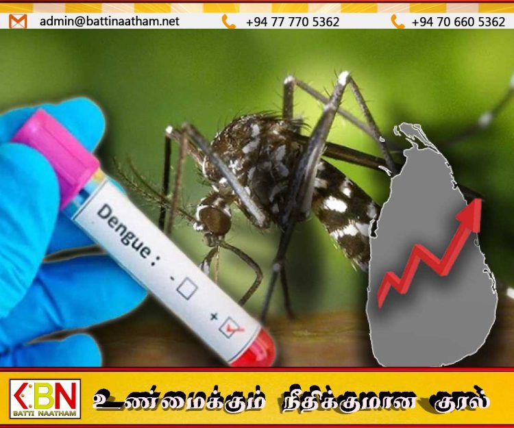 டெங்கு ஒழிப்புப் பணிகளில் ஈடுபட்டிருந்த 8 சுகாதாரப் பரிசோதகர்களுக்கு டெங்கு நோய்