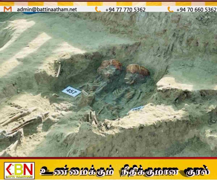 செம்மணி அகழாய்வில் அதிர்ச்சி; மண்டையோடு இன்றி எலும்புக்கூடுகள் கண்டுபிடிப்பு!