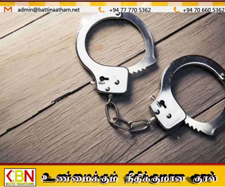 சிறையில் உள்ள போதைப்பொருள் வியாபாரியைப் பார்க்க வந்த இருவர் போதையுடன் சிக்கினர்; மட்டக்களப்பில் பொலிஸ் அதிரடி!