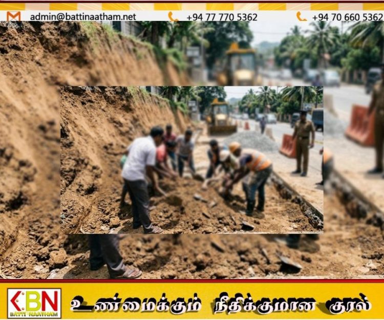 கண்டியில் நிர்மாணப் பணியின்போது மண்மேடு சரிவு; 3 பிள்ளைகளின் தந்தை கவலைக்கிடம்!