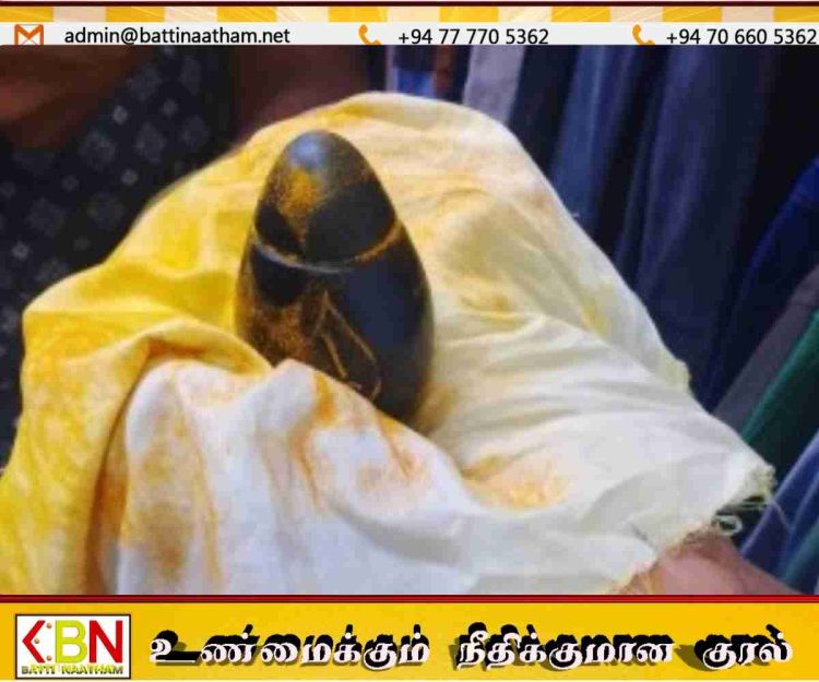 திருகோணமலையில் ரூ.2.5 கோடி பெறுமதியான ‘ராவண கல்’ விற்பனை முயற்சி; இருவர் கைது