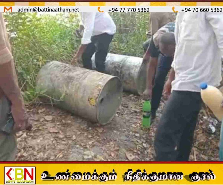 மட்டக்களப்பில் சட்டவிரோத கசிப்பு உற்பத்தி நிலையம் சுற்றிவளைப்பு; பெருமளவு பொருட்கள் கைப்பற்றல்!