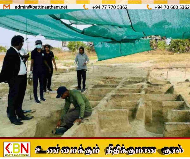 செம்மணி மனித புதைகுழி அகழாய்வு; கைக்குழந்தை உட்பட 7 எலும்புக்கூடுகள் மீட்பு!