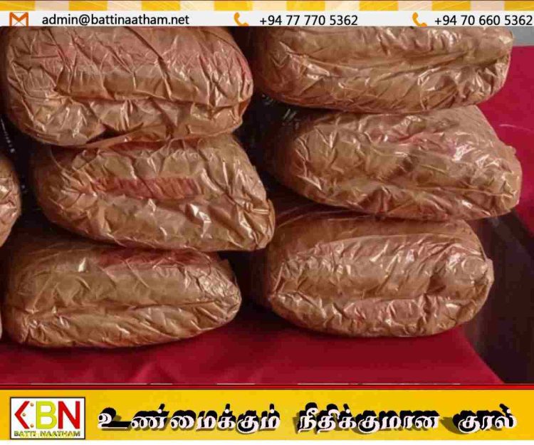 ஆழியவளையில் பாழடைந்த கட்டிடத்திலிருந்து 14.5 கிலோ கஞ்சா மீட்பு!