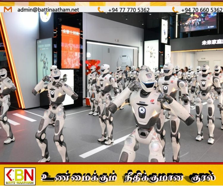 சீனாவில் தயாரிக்கப்படும் மனித உருவ ரோபோக்களுக்கு அமெரிக்கா தடை!