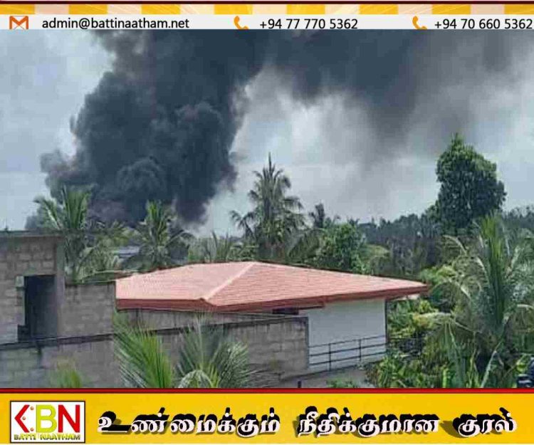 ஹோமாகம தொழிற்சாலையில் தீ விபத்து!