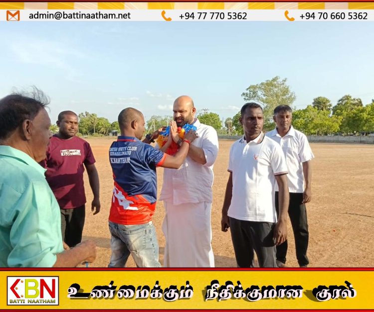 கோரகல்லிமடு கணேசா விளையாட்டுக் கழகத்திற்கு விளையாட்டு உபகரணங்கள் வழங்கும் நிகழ்வு