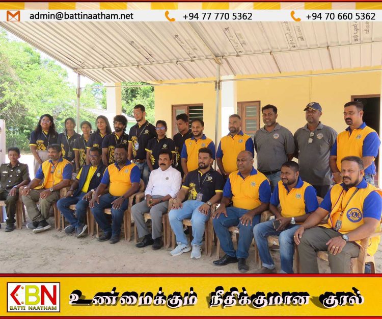மட்டு லயன்ஸ் கழகத்தின் ‘நாங்கள் சேவை செய்கிறோம்’ எனும் தொனிப் பொருளில் பன்சேனையில் இலவச மருத்துவ முகாம்
