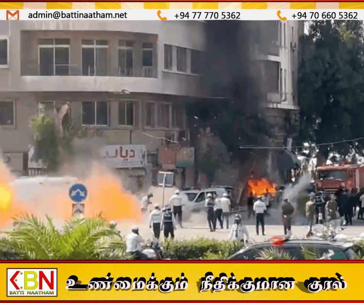 பிரான்ஸ் ஜனாதிபதி மக்ரோன் தங்கியிருந்த ஹோட்டல் அருகே இரட்டை குண்டுவெடிப்பு!