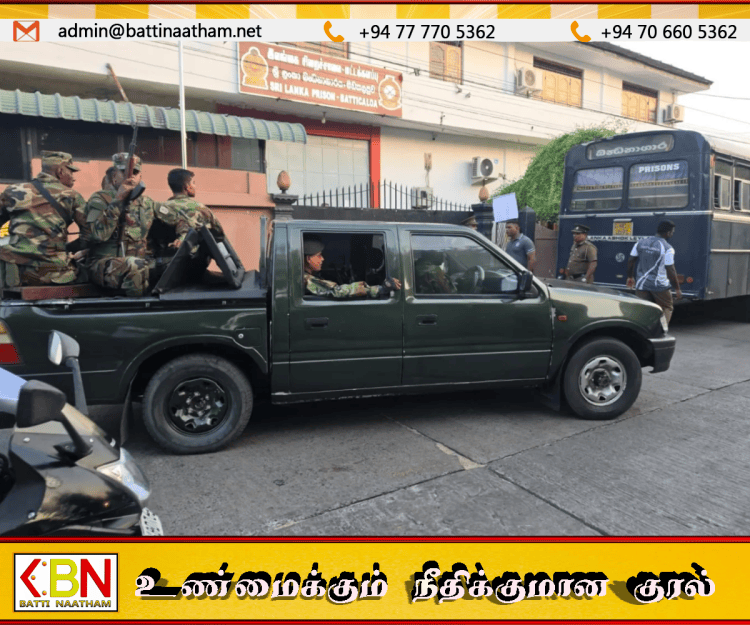 நீர்கொழும்பில் இருந்து மட்டு சிறைக்கு 60 கைதிகள் இடமாற்றம்