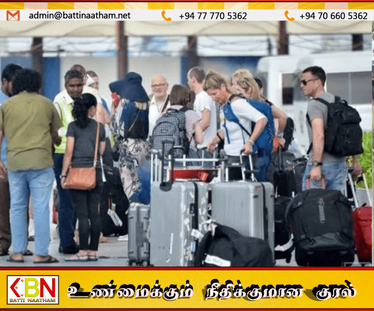 இலங்கைக்கு வந்த சுற்றுலாப் பயணிகள் 12 இலட்சத்தை கடந்தனர்