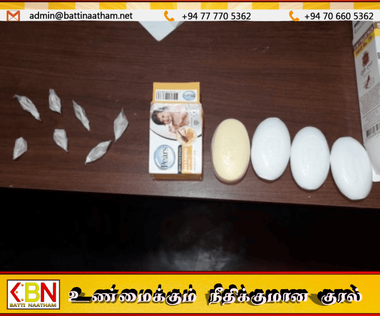 வாசனை சவர்க்காரத்தில் மறைத்து ஹெரோயின் கடத்தல்; யாழ்ப்பாணத்தில் ஒருவர் கைது!