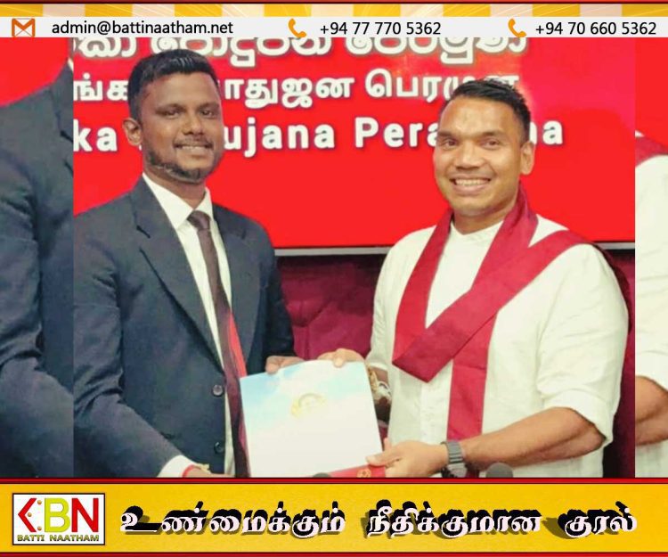 பொதுஜன பெரமுனவின் மட்டக்களப்பு மாவட்ட அமைப்பாளராக சுரேஸ்குமார் ஜெய்ஸ்மன் நியமனம்