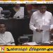 பாராளுமன்றத்தில் எதிர்க்கட்சி எம்.பி.க்கள் கருப்புப் பட்டி அணிந்து எதிர்ப்பு