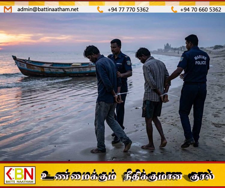 தனுஷ்கோடி வழியாக ஊடுருவிய இரு இலங்கையர்கள் கைது; வத்தளை துப்பாக்கிச் சூடு தொடர்பில் சந்தேகம்
