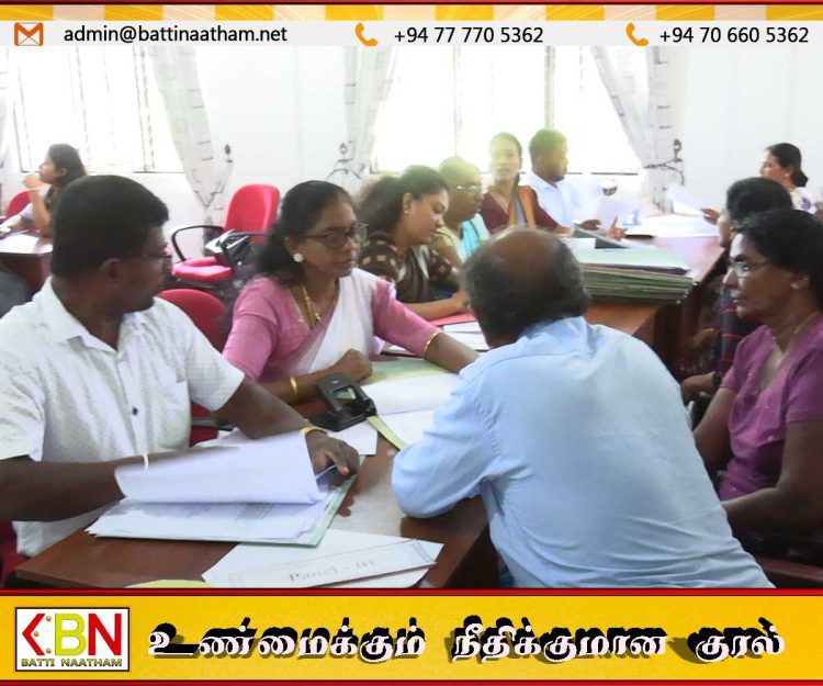 மட்டக்களப்பில் காணாமல்போனோர் தொடர்பில் விசாரணை