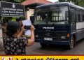 சிறைச்சாலை பேருந்தை இரகசியமாக காணொளி எடுத்த பெண்ணிற்கு விளக்கமறியலில்