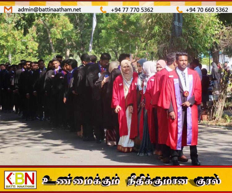 தென்கிழக்குப் பல்கலைக்கழகத்தின் 18ஆவது பட்டமளிப்பு விழா கோலாகல ஆரம்பம்