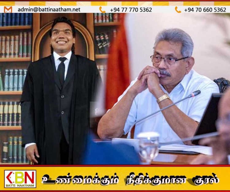 கோட்டாபயவின் வக்கீலாக ஆஜரானார் நாமல் ராஜபக்ஸ