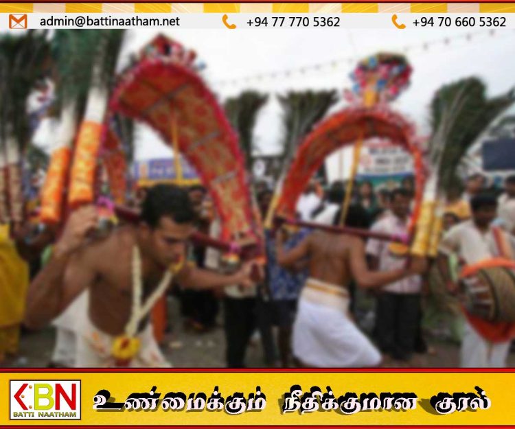 தெவிநுவரவில் காவடி ஆட்டம் இடம்பெறுவதற்கு தற்காலிக தடை
