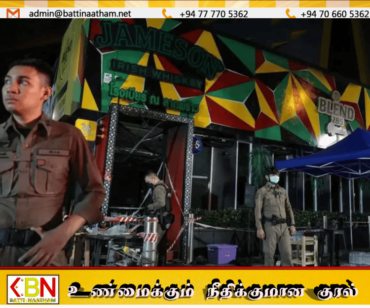 பேங்கொக் களியாட்ட விடுதியில் பயங்கர தீ விபத்து; 27 பேர் உயிரிழப்பு!