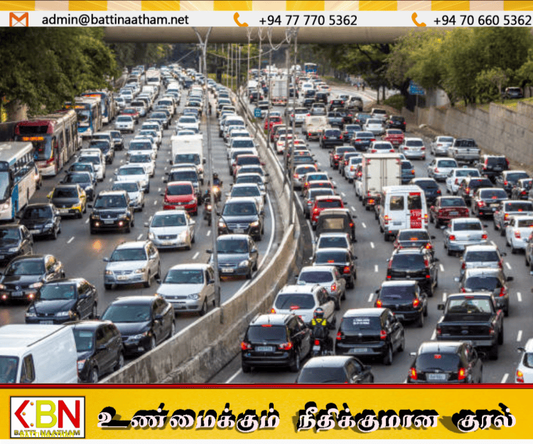 உலகின் அதிக போக்குவரத்து நெரிசல் கொண்ட நாடுகளில் இலங்கை 3ஆவது இடம்; ஆசியாவில் முதலிடம்