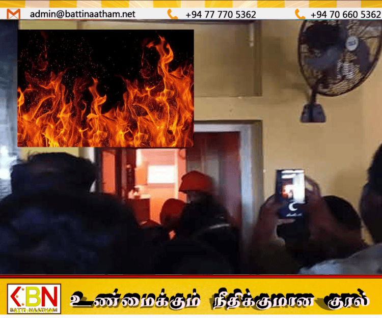 களுத்துறை மாவட்டச் செயலகத்தில் திடீர் தீ விபத்து!