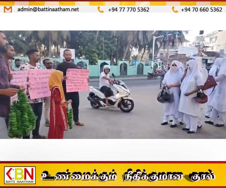 கல்முனை வைத்தியசாலையில் ஆடை சர்ச்சை: முஸ்லிம் பெண் ஊழியர்களுக்கு அஷ்ரஃப் வைத்தியசாலையில் மாலை அணிவித்து வரவேற்பு!