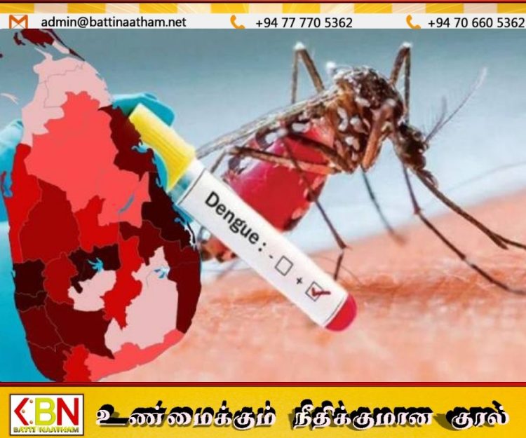 இலங்கையில் டெங்கு பாதிப்பு 92,000ஐ கடந்தது; 68 பேர் உயிரிழப்பு!