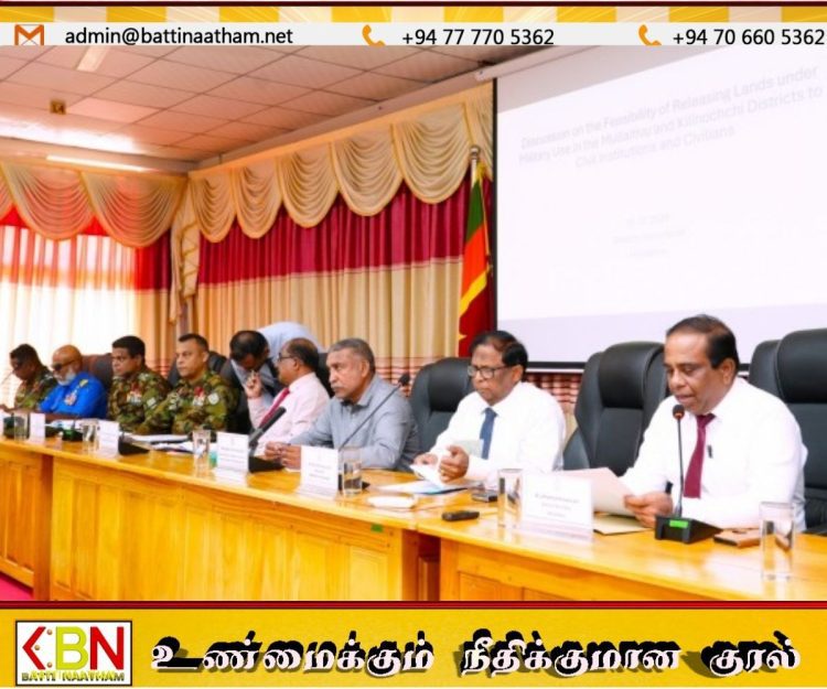 முல்லைத்தீவு, கிளிநொச்சியில் காணி விடுவிப்புக்கு விரைவில் நடவடிக்கை; பாதுகாப்பு பிரதியமைச்சர் உறுதி!