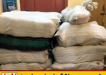 இலங்கைக்குக் கடத்தவிருந்த பாரியளவான கஞ்சாவுடன் மூவர் கைது