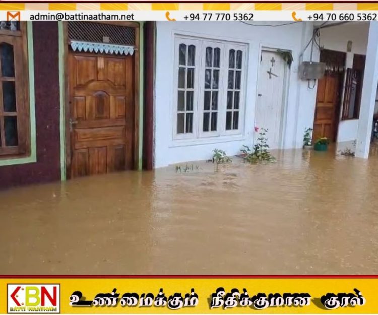 கனமழை தாக்கம்; வீடுகள், சுற்றுலா விடுதி வெள்ளத்தில் மூழ்கின!