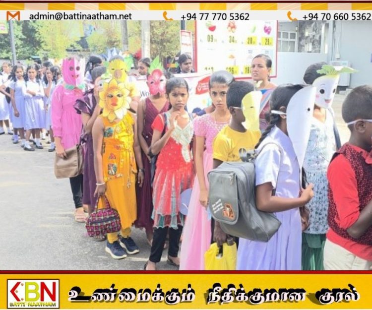 குழந்தைகளின் பசியை ஒழிப்போம்!; மூதூரில் நடைபெற்ற ENOUGH Campaign விழிப்புணர்வு ஊர்வலம்!