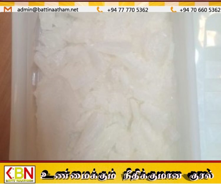 கிண்ணியாவில் 357 கிராம் ஐஸ் போதைப்பொருளுடன் இளைஞர் கைது!
