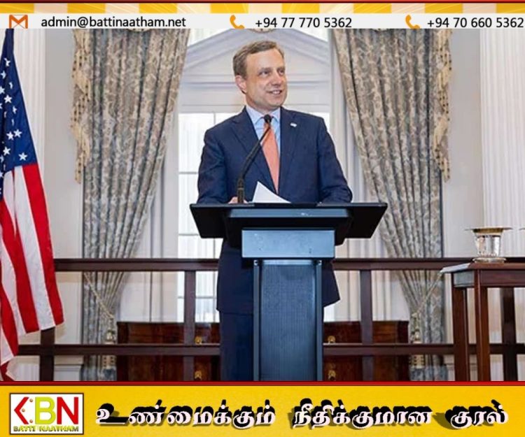 இலங்கைக்கான புதிய அமெரிக்கத் தூதுவர் எரிக் மேயர் பதவியேற்பு!